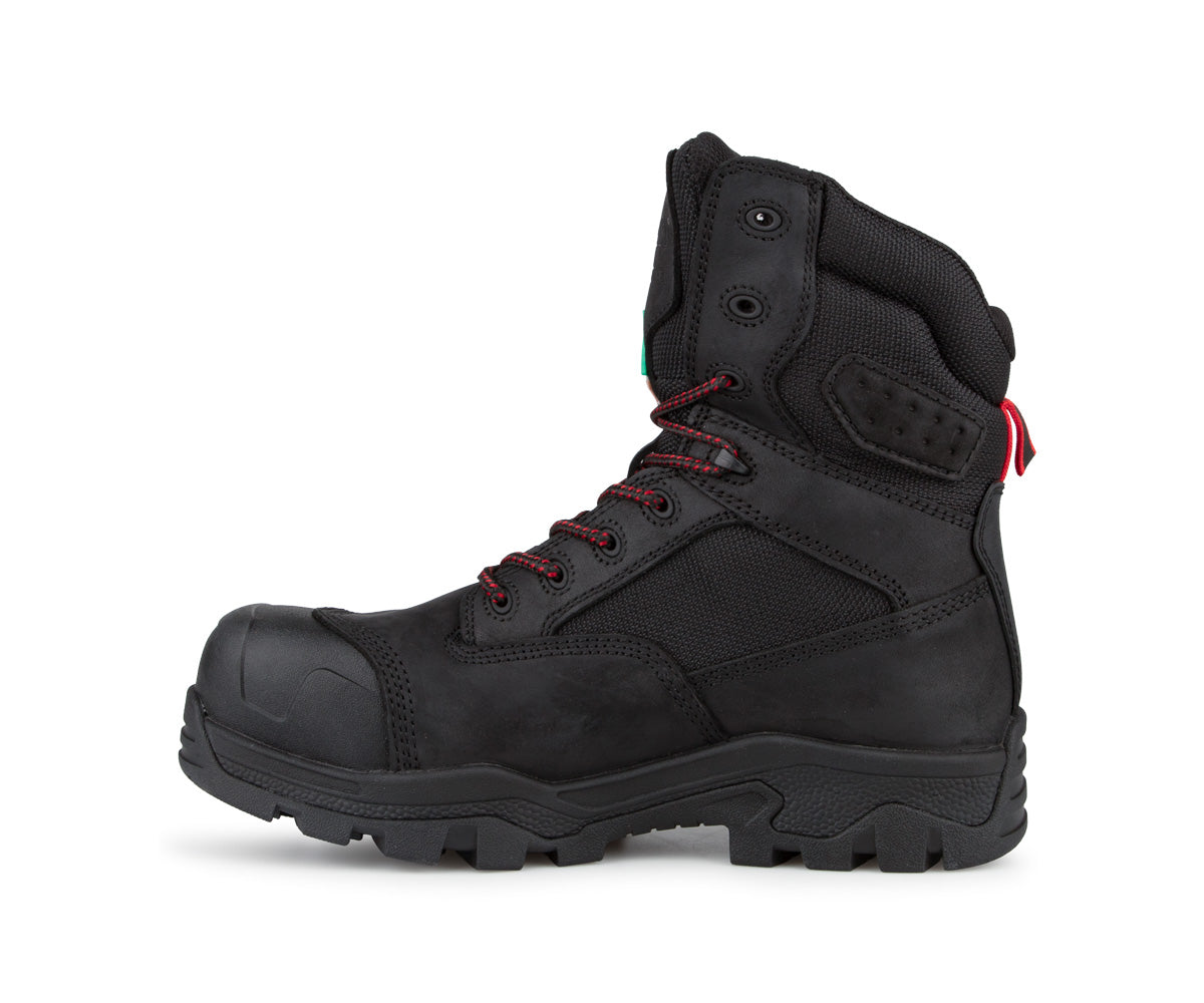Botte travail 8" Ranger cuir noir - Collection Hugo Strong