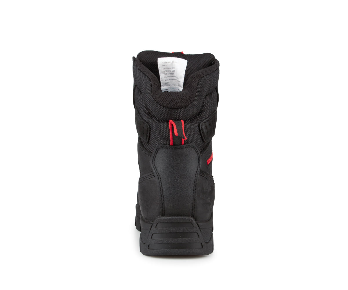 Botte travail 8" Ranger cuir noir - Collection Hugo Strong