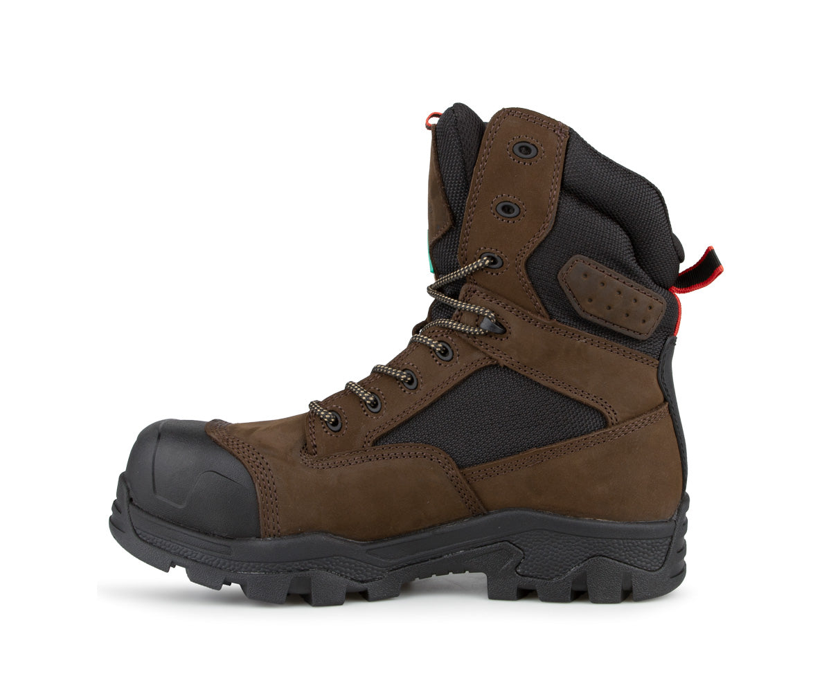 Botte travail 8" Ranger cuir brun - Collection Hugo Strong