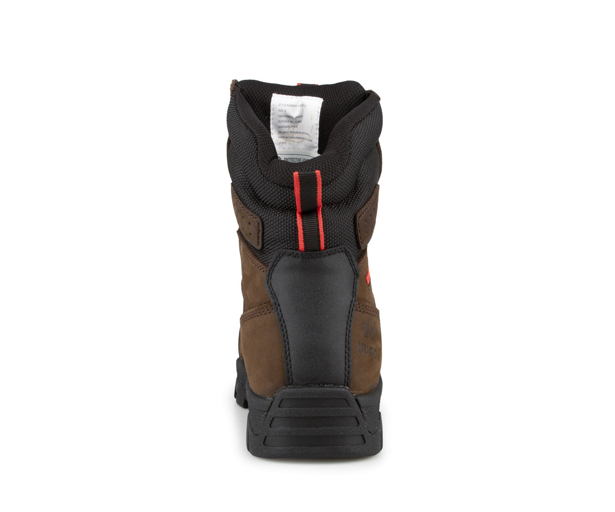 Botte travail 8" Ranger cuir brun - Collection Hugo Strong