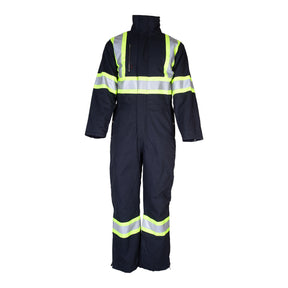 High visibility coverall lined 100% cotton