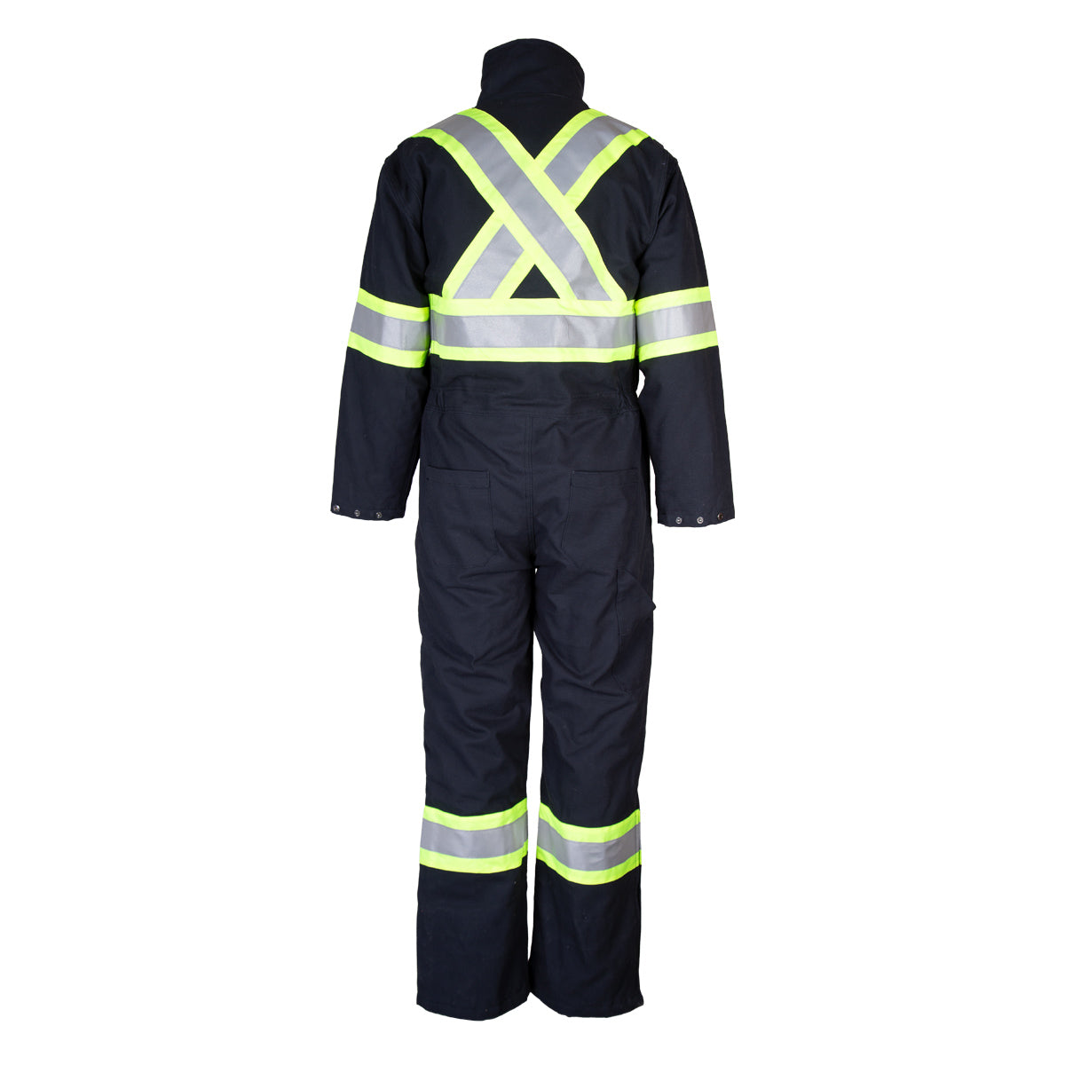 High visibility coverall lined 100% cotton