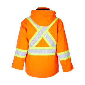 High visibility winter coat