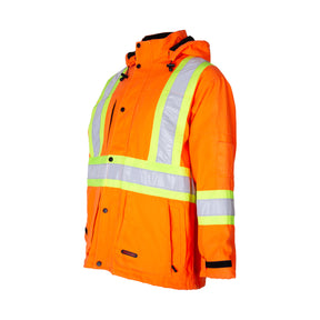 High visibility winter coat