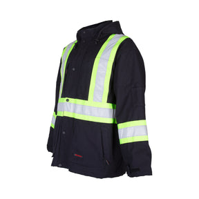 High visibility winter coat