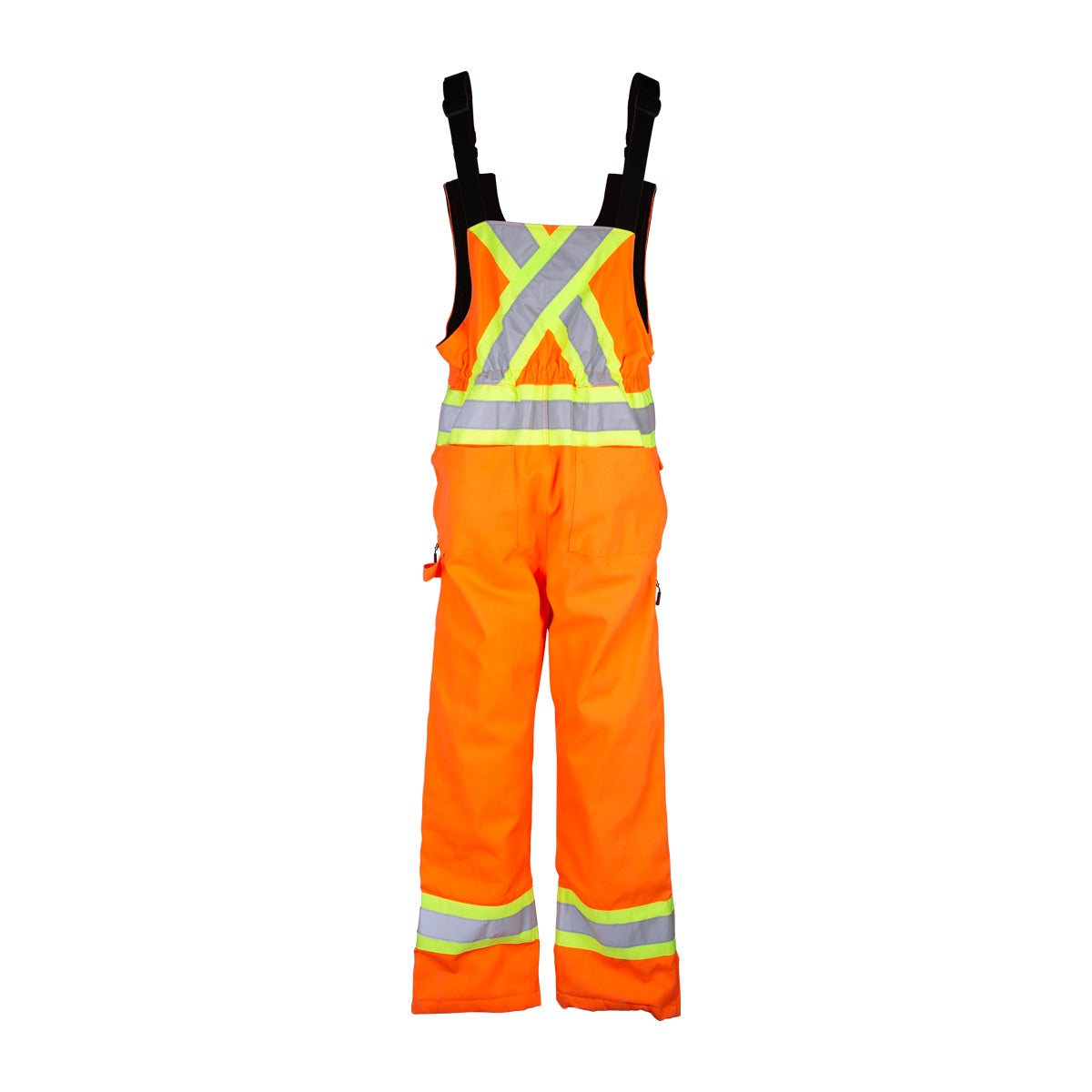 High visibility winter overalls