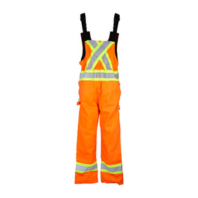 High visibility winter overalls