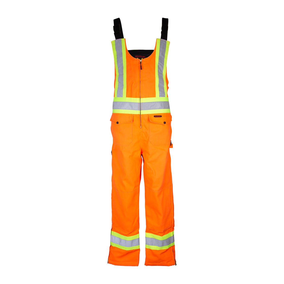 High visibility winter overalls