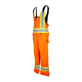 High visibility winter overalls