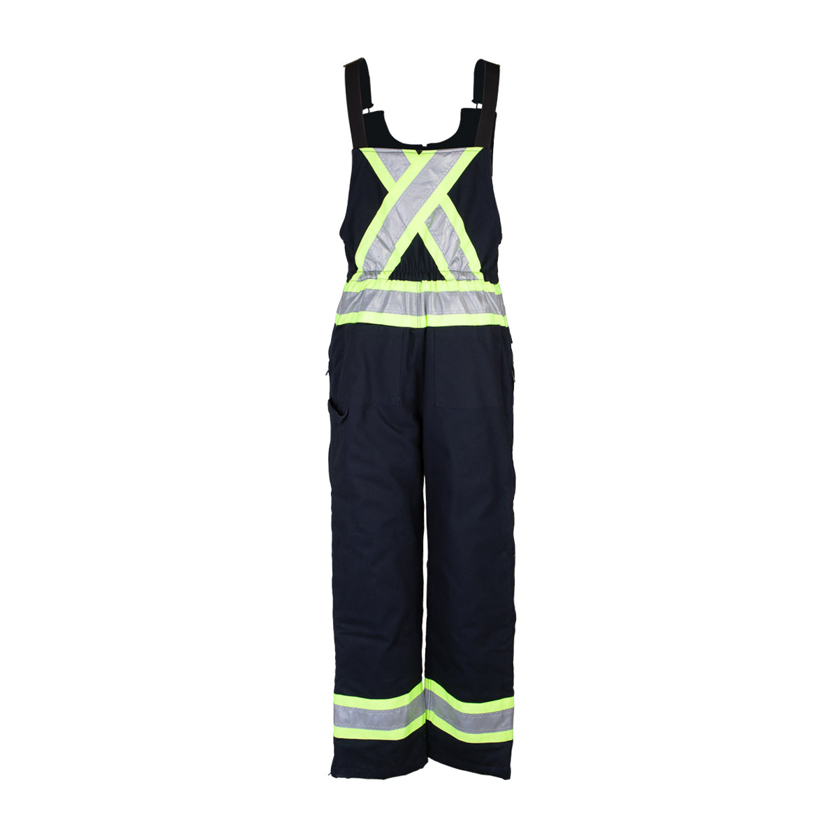 High visibility winter overalls