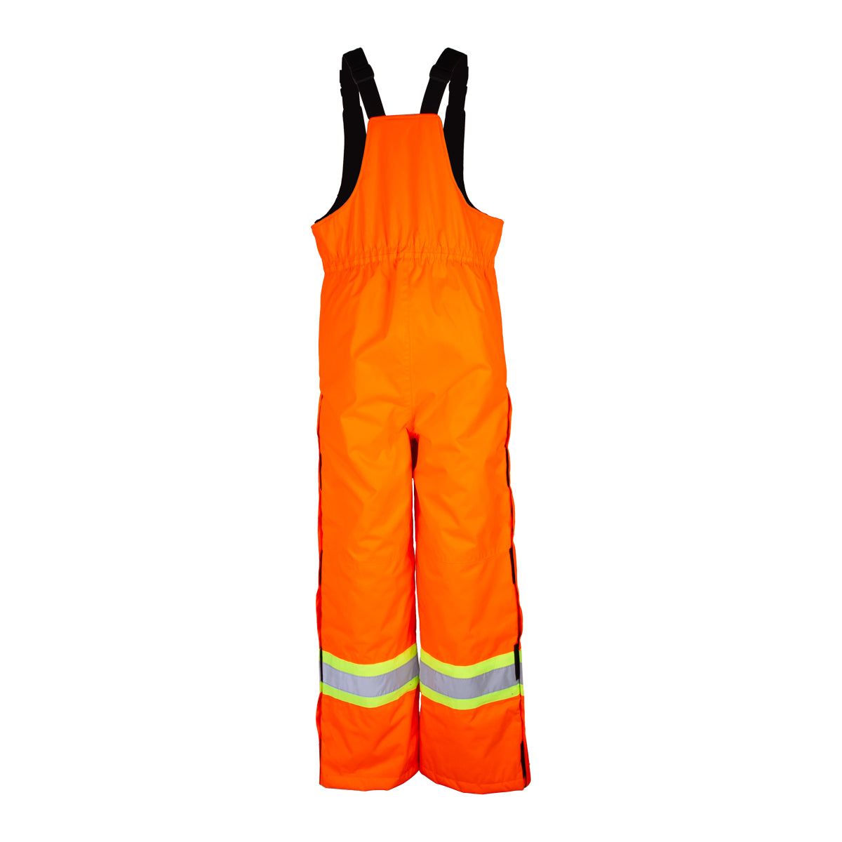 High visibility waterproof winter overalls for men