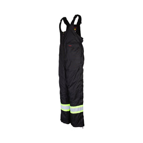 High visibility waterproof winter overalls for men