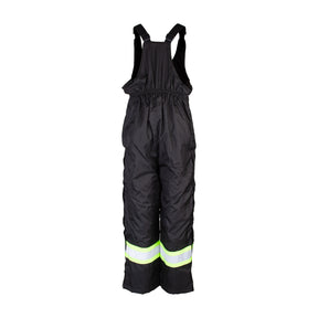 High visibility waterproof winter overalls for men