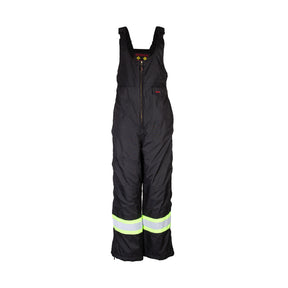 High visibility waterproof winter overalls for men