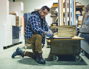 Chemise doublée piquée à carreaux pour hommes