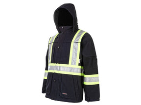 High visibility winter coat