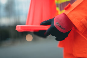 Mega-grip lined protective gloves